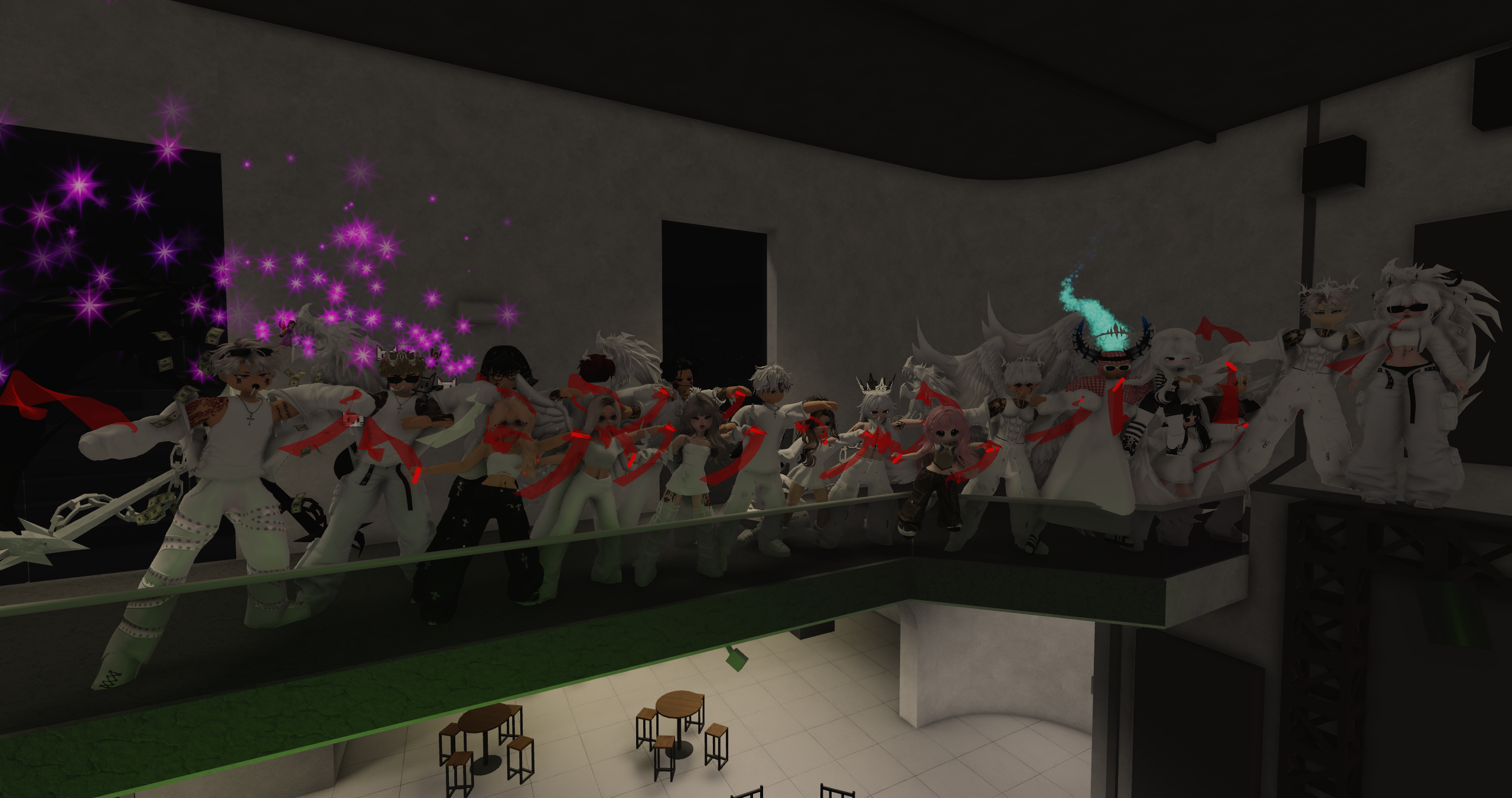 Cravity group at night party